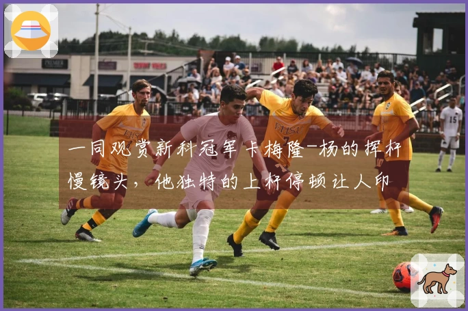 一同观赏新科冠军卡梅隆-杨的挥杆慢镜头，他独特的上杆停顿让人印象深刻